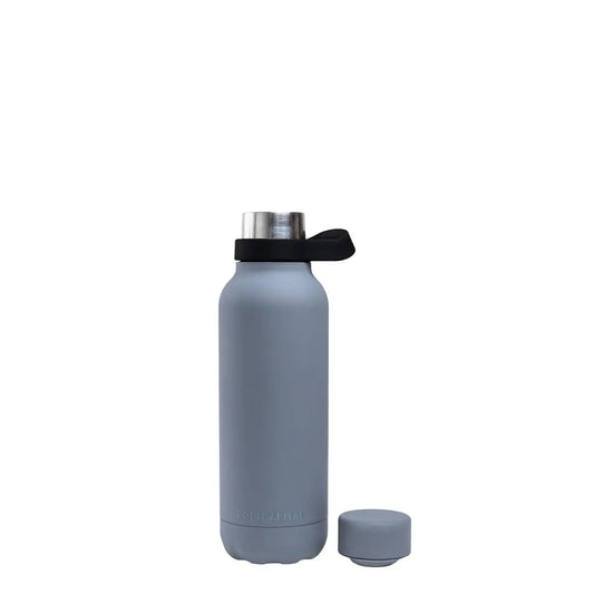 Termo Cool Capital SORA 750 Ml Gris Acero Inoxidable Con Asa