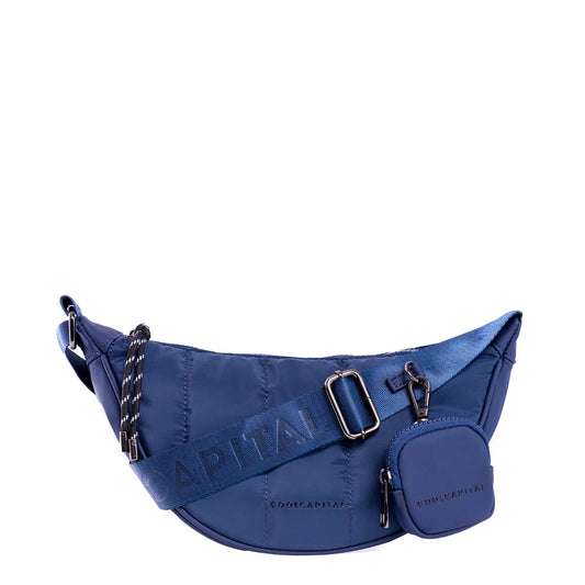 Canguro Bolso Cool Capital FUJI Azul Compacto Uso Diario